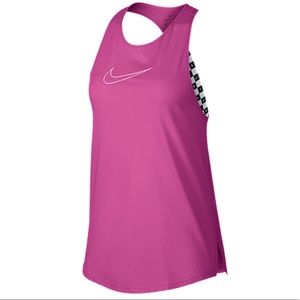 NWT Nike Dri-Fit Check Elastic Tank Top